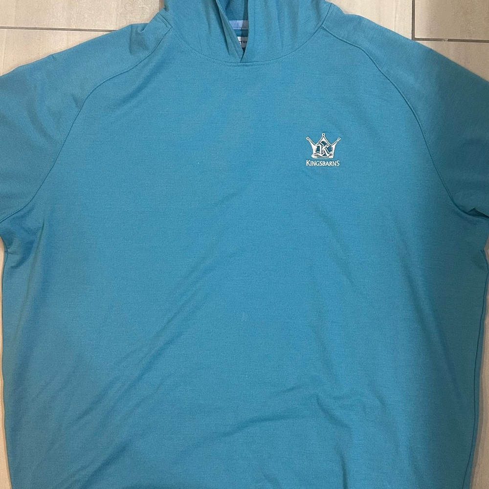 Peter Millar Teal Hoodie - Kingsbarns